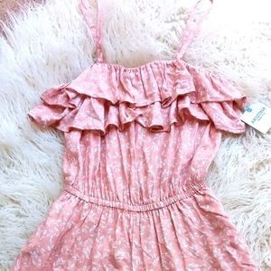 Pink Ruffled Onesie